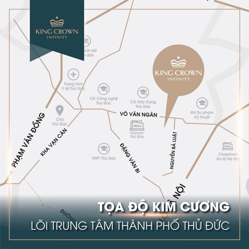 Vị trí King Crown Infinity Thủ Đức